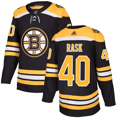 Men's Boston Bruins #40 Tuukka Rask Black Stitched NHL Jersey